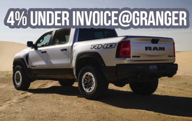 2025 Ram RHO Orders Open Now! 4% Under Invoice on any RHO Order @ Granger Motors