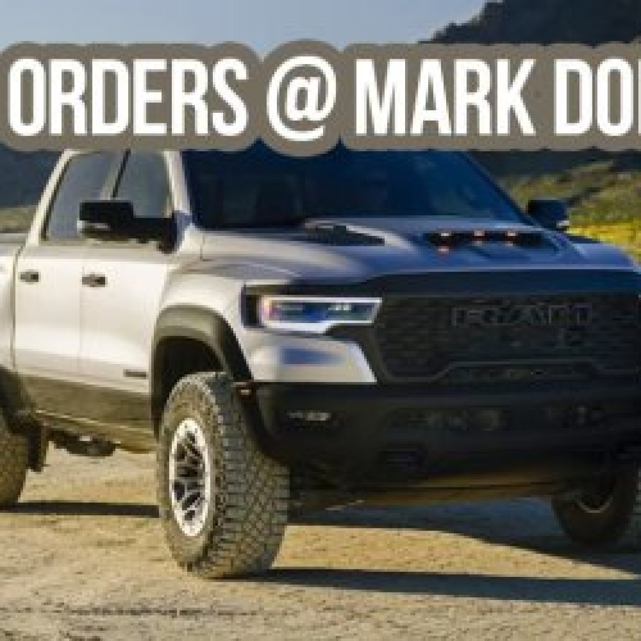 Thread 'RHO Orders @ Mark Dodge! $9K-$11K off MSRP'